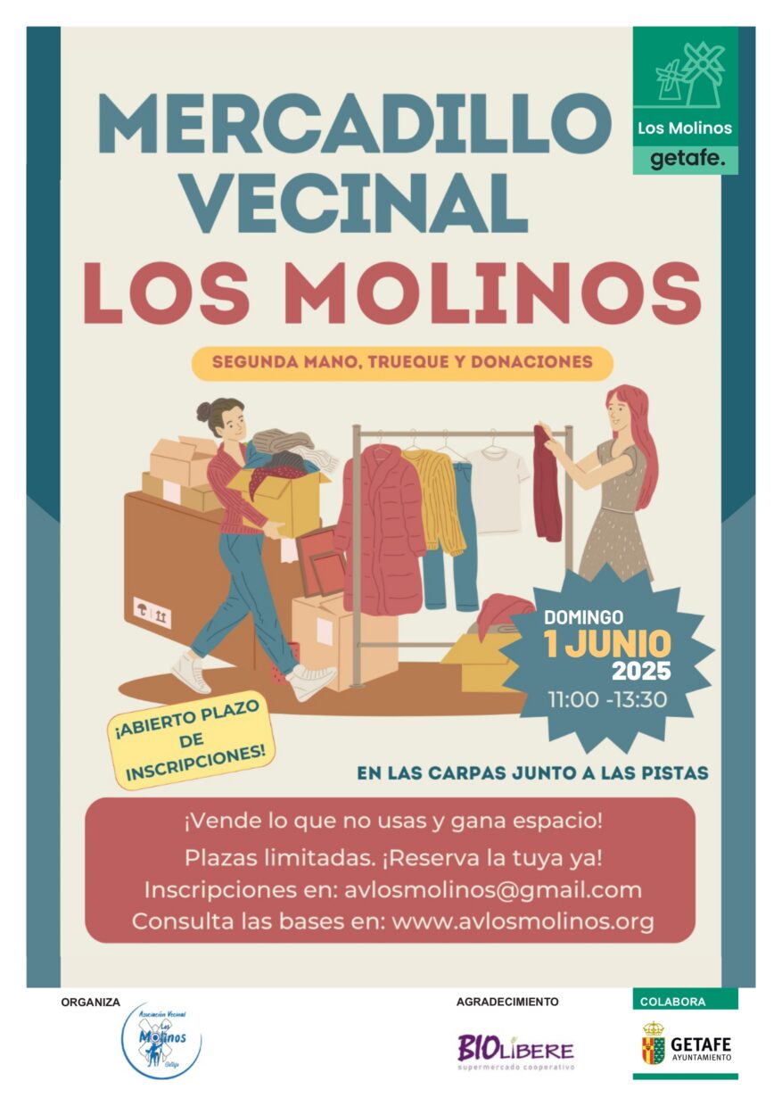 Participa en el próximo I Mercado Vecinal de Segunda Mano