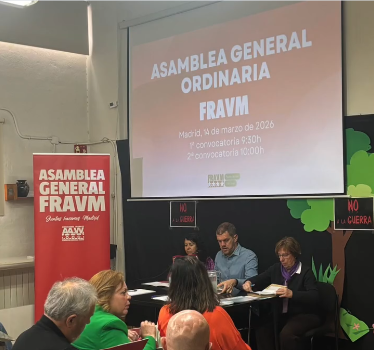 La AV Los Molinos es parte de la Junta Directiva de la FRAVM